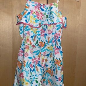 Girls Joe Fresh Floral Romper in size 7-8💐!